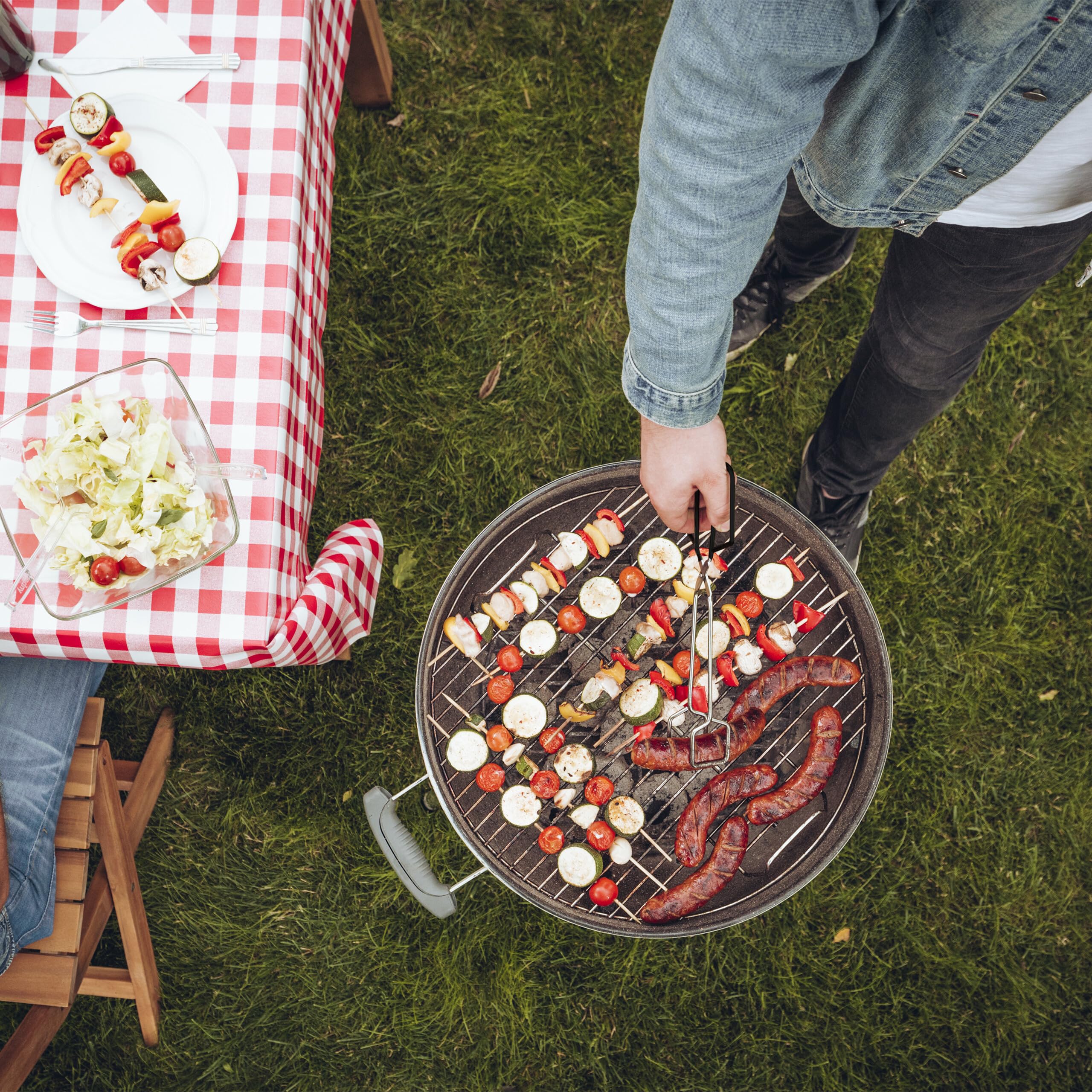 Relaxdays Lot De 3 Pinces à Barbecue En Acier Inoxydable