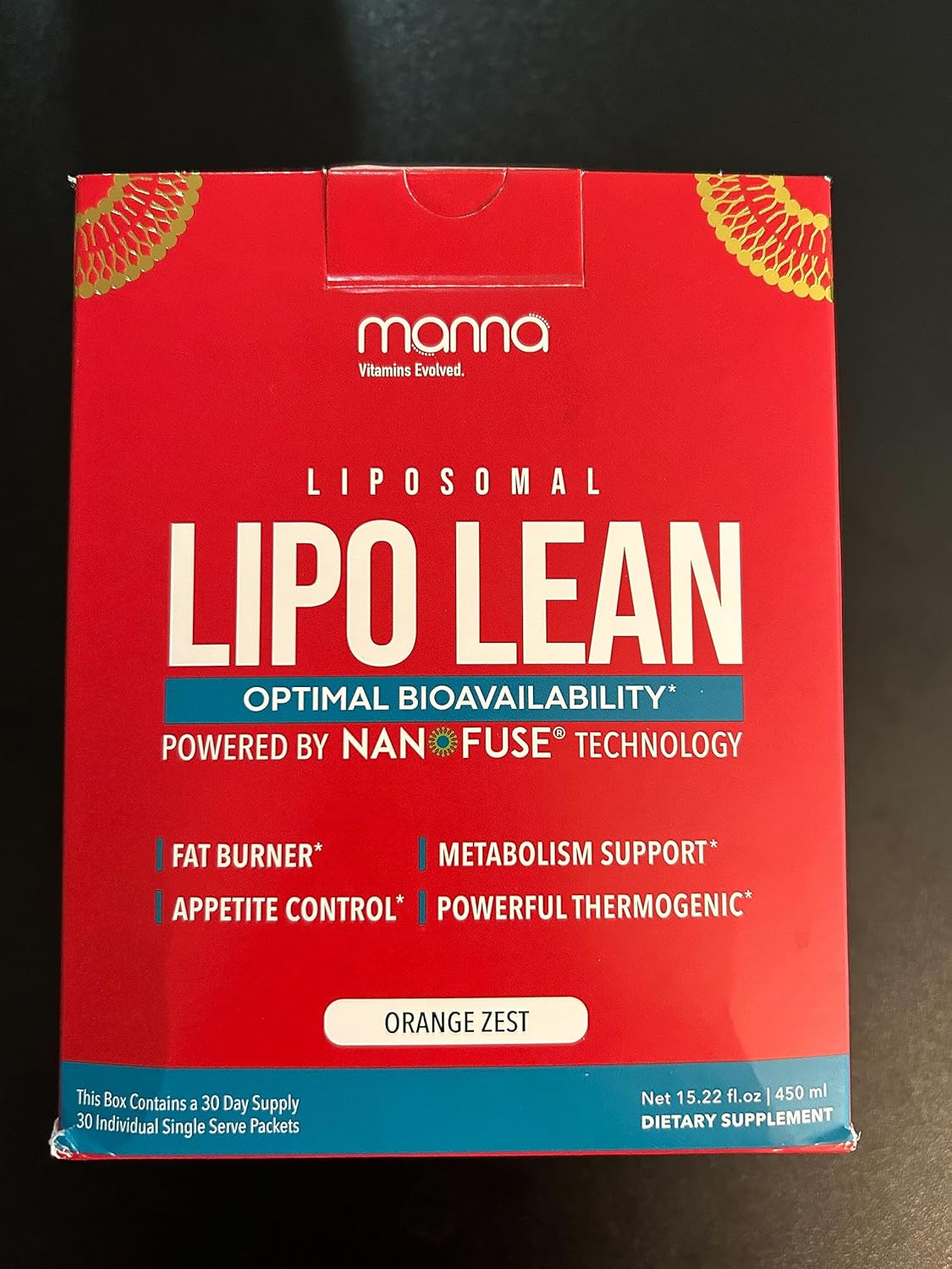 Manna Liposomal Lipo Lean Fat Burner Appetite