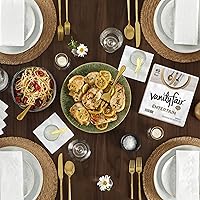 Vista 10 de Vanity Fair Servilletas de papel para bebidas Entertain Beverly, 480 unidades, servilletas desechables hechas para entretenimiento y eventos