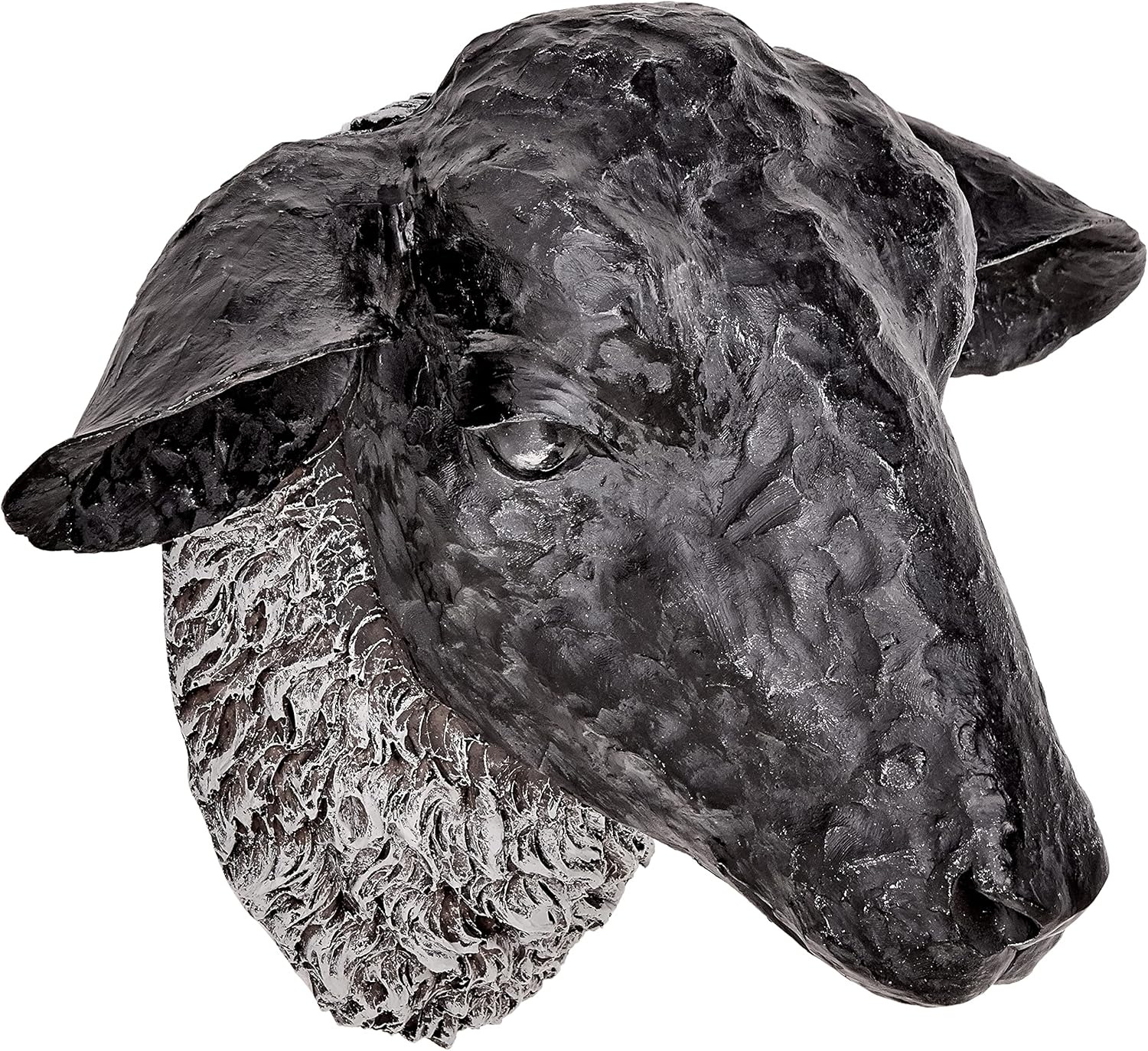 Creative CoOp Sheep Head Wall Décor Amazon.co.uk Home & Kitchen