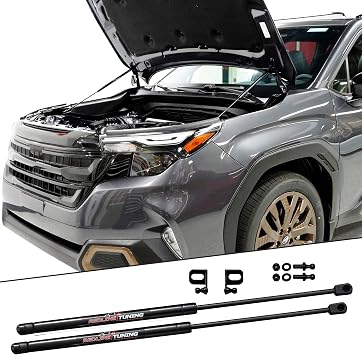 Redline Tuning 21-36018-02 Hood Quicklift Plus Fits Subaru Forester 2025+ | 21-36018-02 Hood Quicklift Plus System Compatible with Subaru Forester 2025+ All Black Components