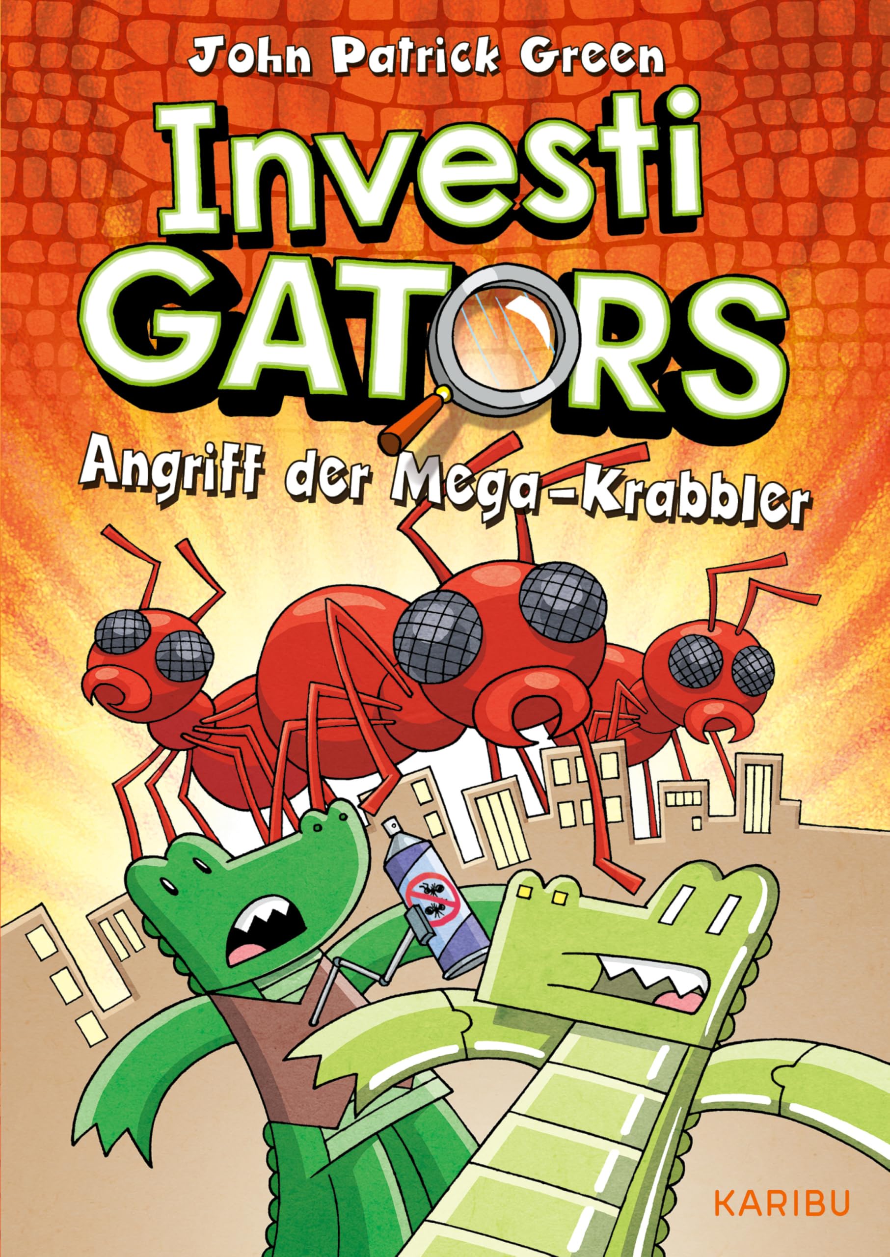 InvestiGators (Band 4) - Angriff der Mega-Krabbler: Lustiger Geheimagenten-Comic-Roman für Kinder ab 8 Jahren
