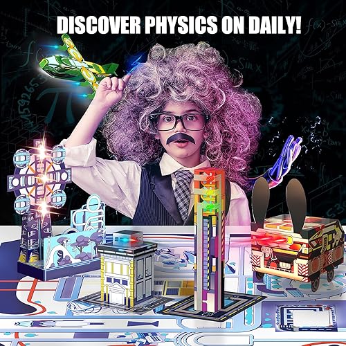 Miniatura 6 de Japace Kits de ciencia de electricidad para niños de 8 a 10 a 12 a 14 años, 10 proyectos STEM, actividades de circuitos eléctricos, experimentos de