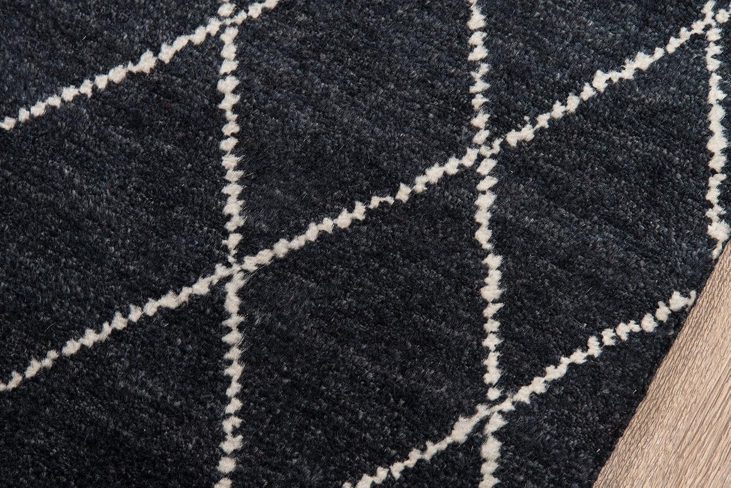 Momeni Rugs Atlas Collection Area Rug, 2'3" x 8'0" - Runner, Charcoal