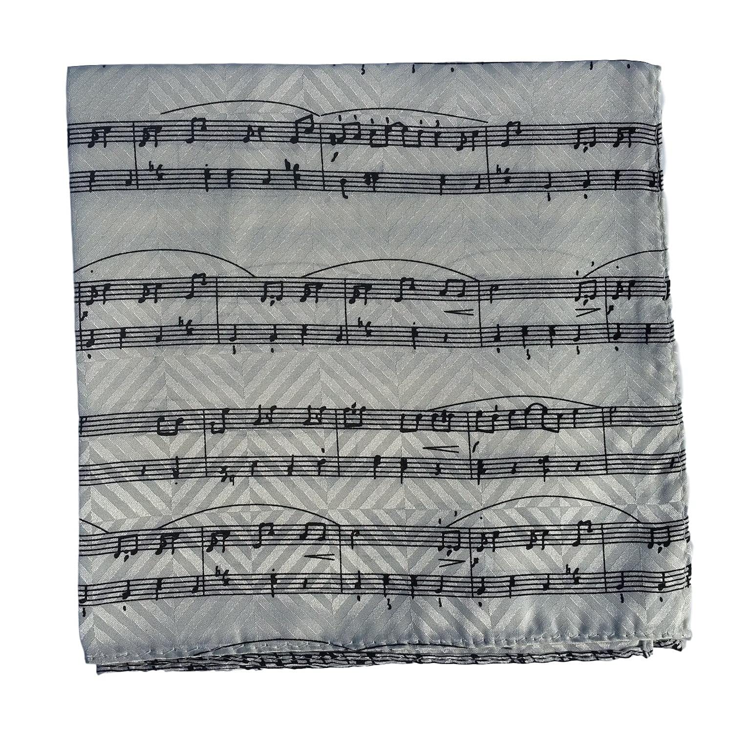 Music 100% Silk Handkerchief