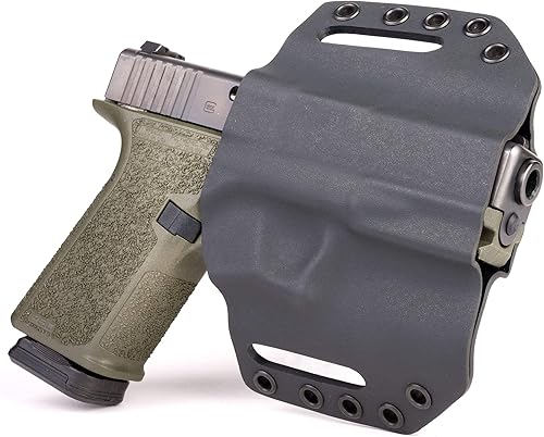 Miniatura 4 de Fundas negras OWB con trabillas para cinturón integradas para más de 150 pistolas diferentes. Versión izquierda y derecha disponible