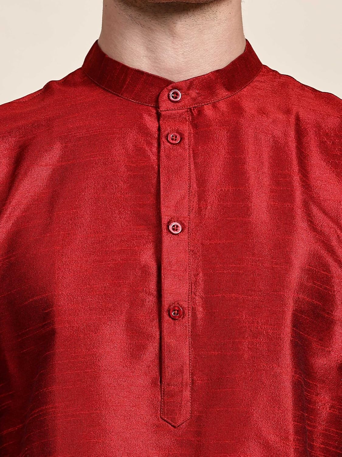 SKAVIJ Men’s Traditional Kurta Pajama Set - Ethnic Festive Wear for Eid & Ramadan - Image 4