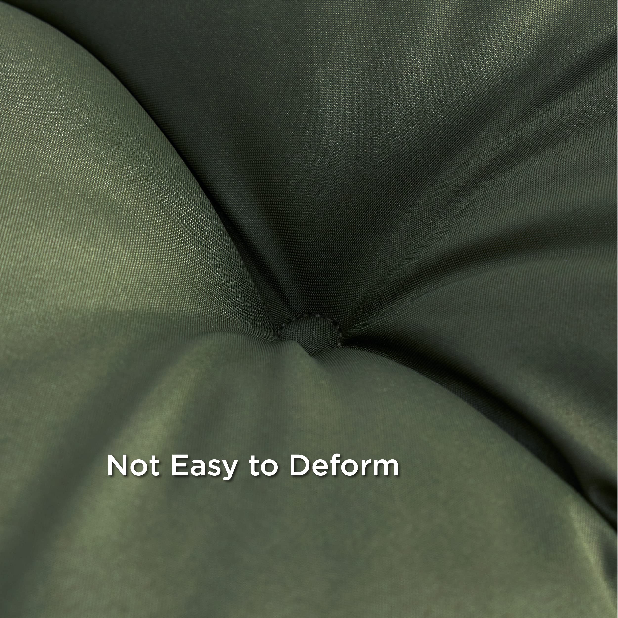 Bedsure Cuscino per Cani Taglia Grande - Cuscini per Cani Taglia Media Tappeto Cane Cuscino Cane Interno Cuscino Cuccia Cane Impermeabile 91x68x10 cm Verde Scuro Lavabile