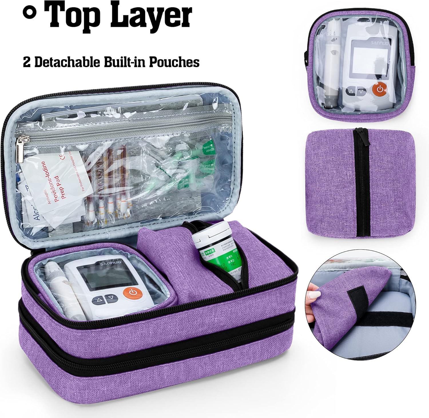 CURMIO Insulated Insulin Cooler Travel Case - Image 3