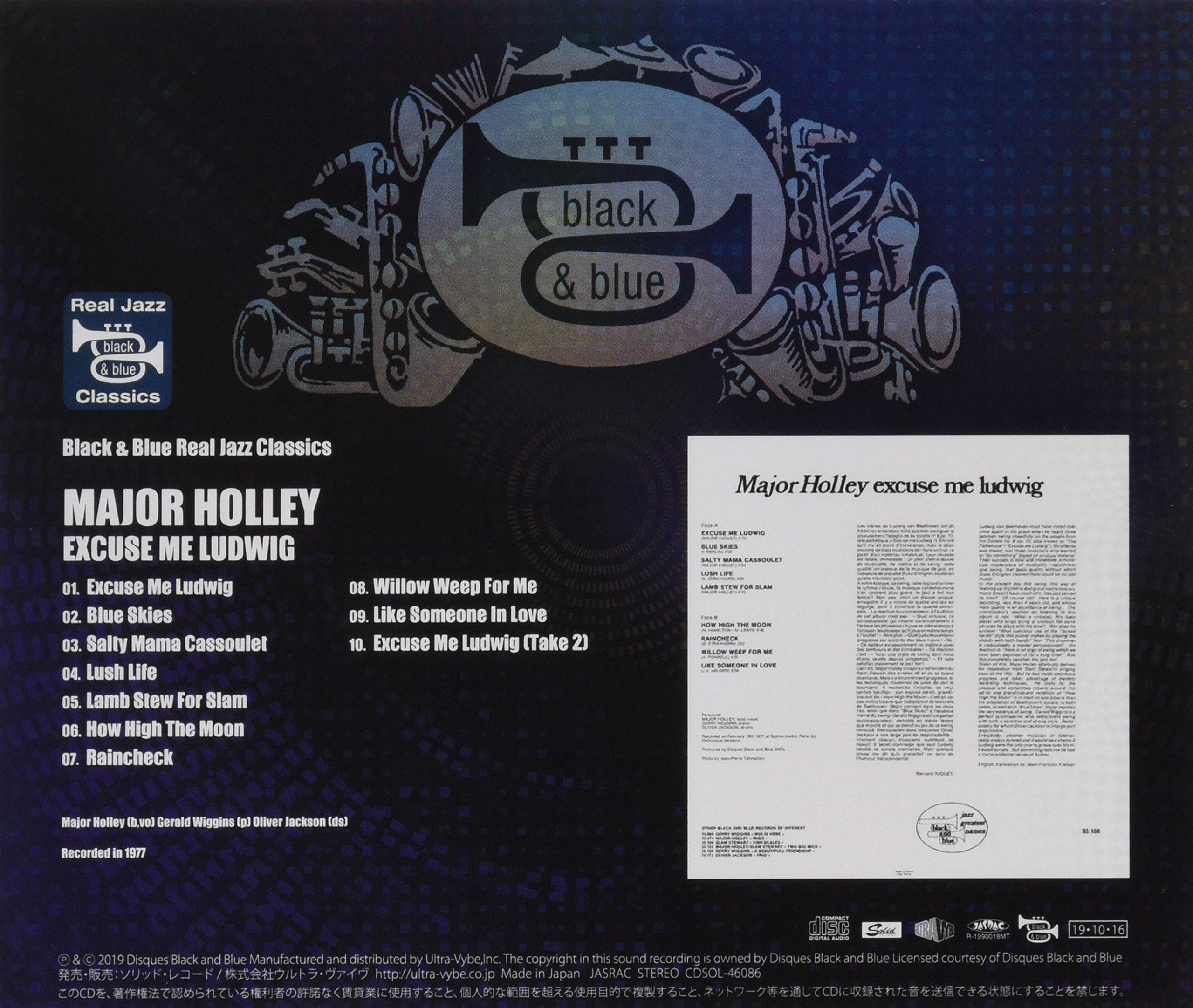 MAJOR HOLLEY - Excuse Me Ludwig - CD