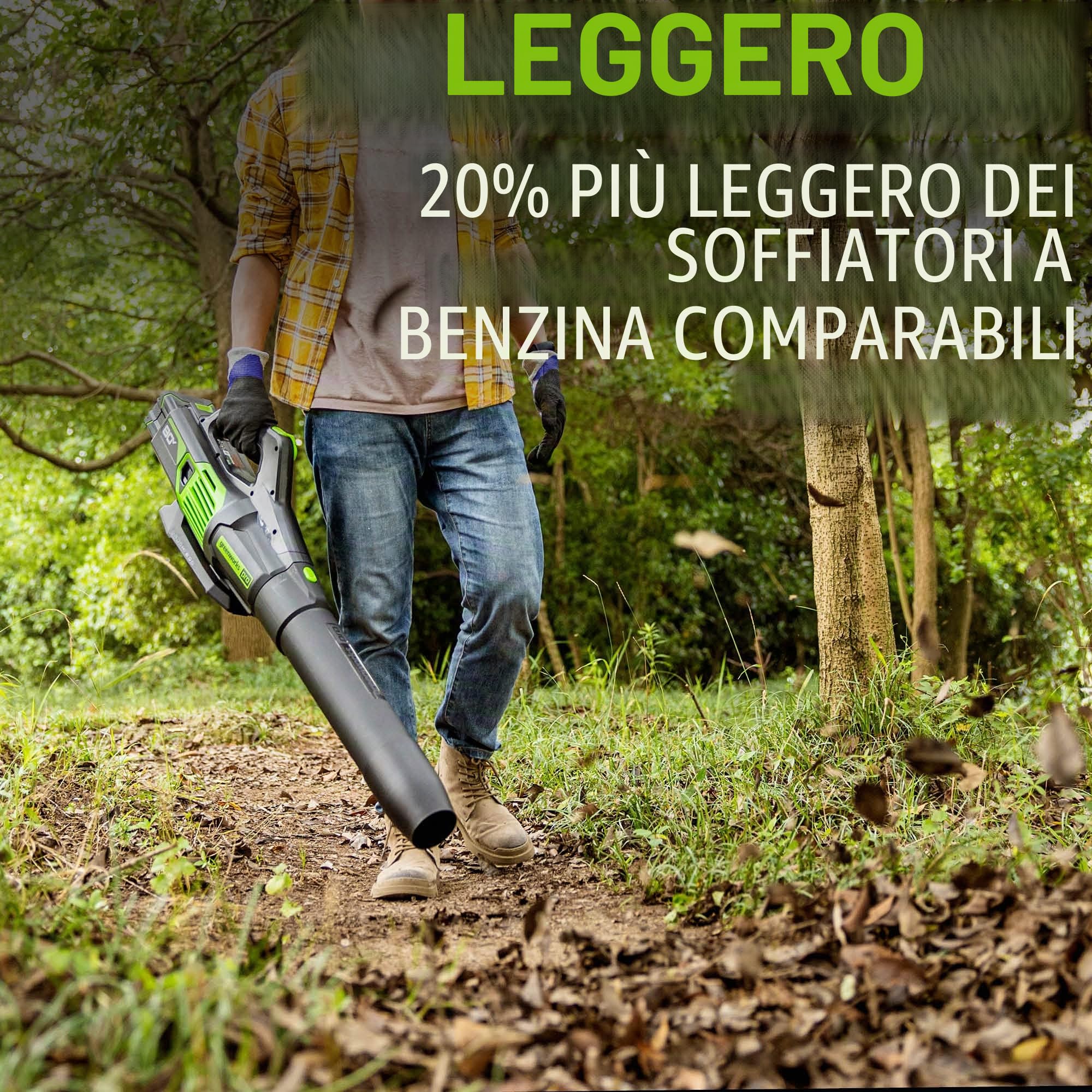 Greenworks Soffiatore assiale senza spazzole senza fili da 80 V (730 CFM/75+ strumenti compatibili), solo strumento