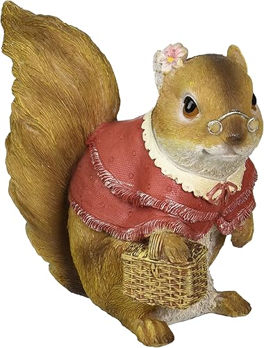 Miniatura 3 de Design Toscano JQ97678 La estatua de ardilla trepadora (juego de 2), a todo color