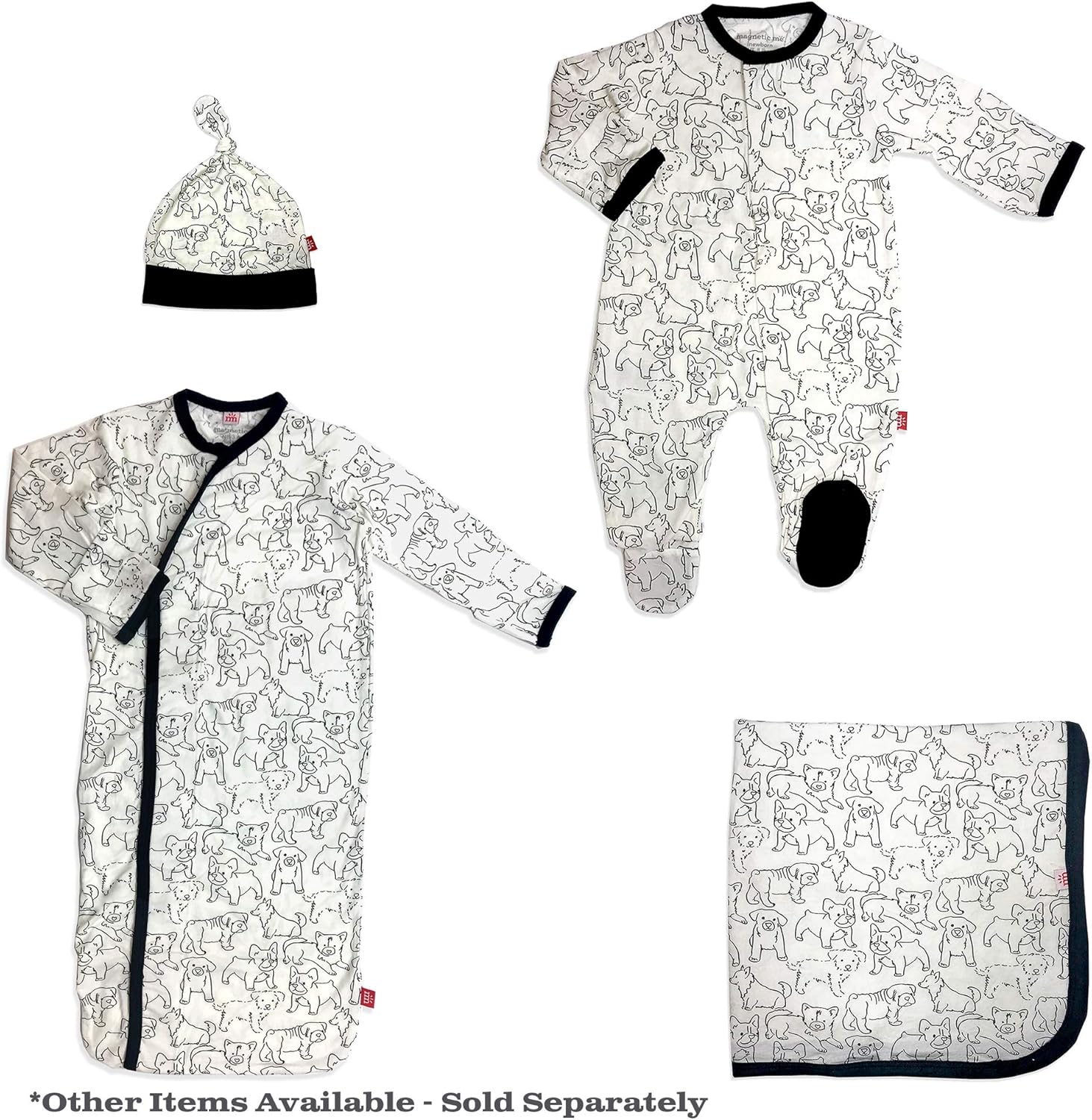 Magnetic Me Footie Pajamas Soft Modal Baby Sleepwear with Quick Magnetic Fastener | Boys and Girls Sleeper Preemie-24 Months - Image 6