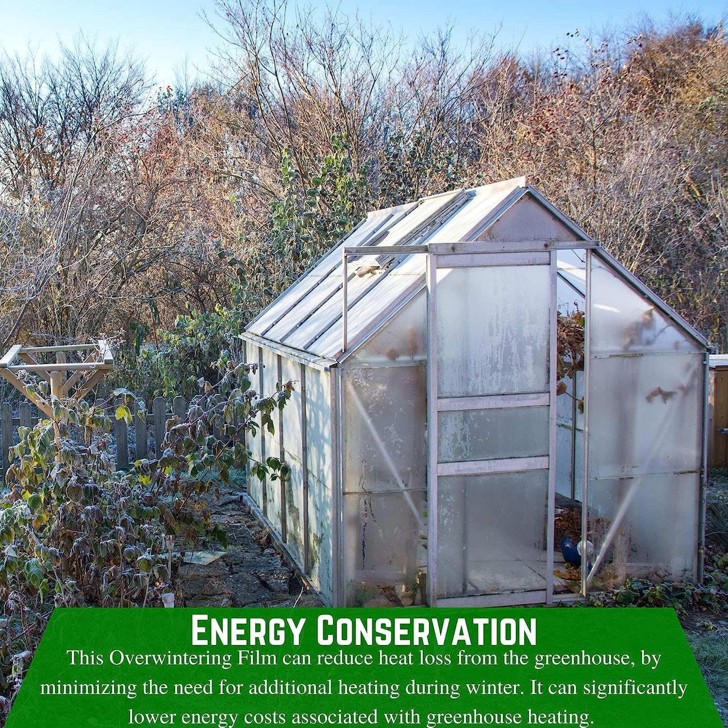 Farm Plastic Supply - 2.4 Mil White Plastic Sheeting - Overwintering Film, 2.4 Mil White Plastic Film, Greenhouse Plastic, Durable Plastic Sheeting (32' x 150')