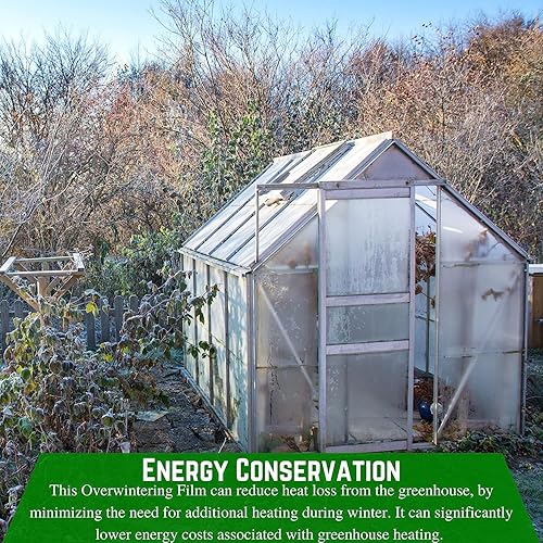 Miniatura 5 de Farm Plastic Supply - Láminas de plástico blanco de 2,4 mil - Película de invierno para invierno, película de plástico blanco de 2,4 mil, plástico