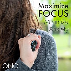 ONO Roller - Handheld Fidget Toy for Adults | Help Relieve Stress, Anxiety, Tension | Promotes Focus, Clarity | Compact, Portable Design (Junior Size/ABS Plastic, Teal)