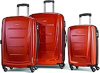 Vista 66 de Samsonite Winfield 2 Equipaje rígido con ruedas giratorias, Azul profundo, Juego de 3 piezas (20/24/28)