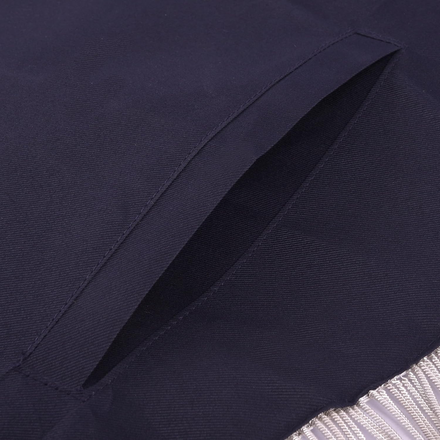BRICKS MASONS Grand Past Master Blue Lodge Apron - Blue Velvet With Silver Rayon Fringe