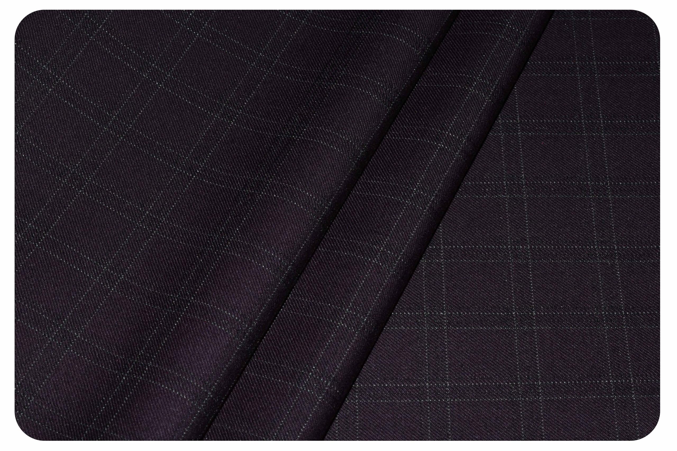 arvind Men's Terry Rayon Blend Checkered Trouser Fabric (1.30 mtr,Free Size)-picture-11