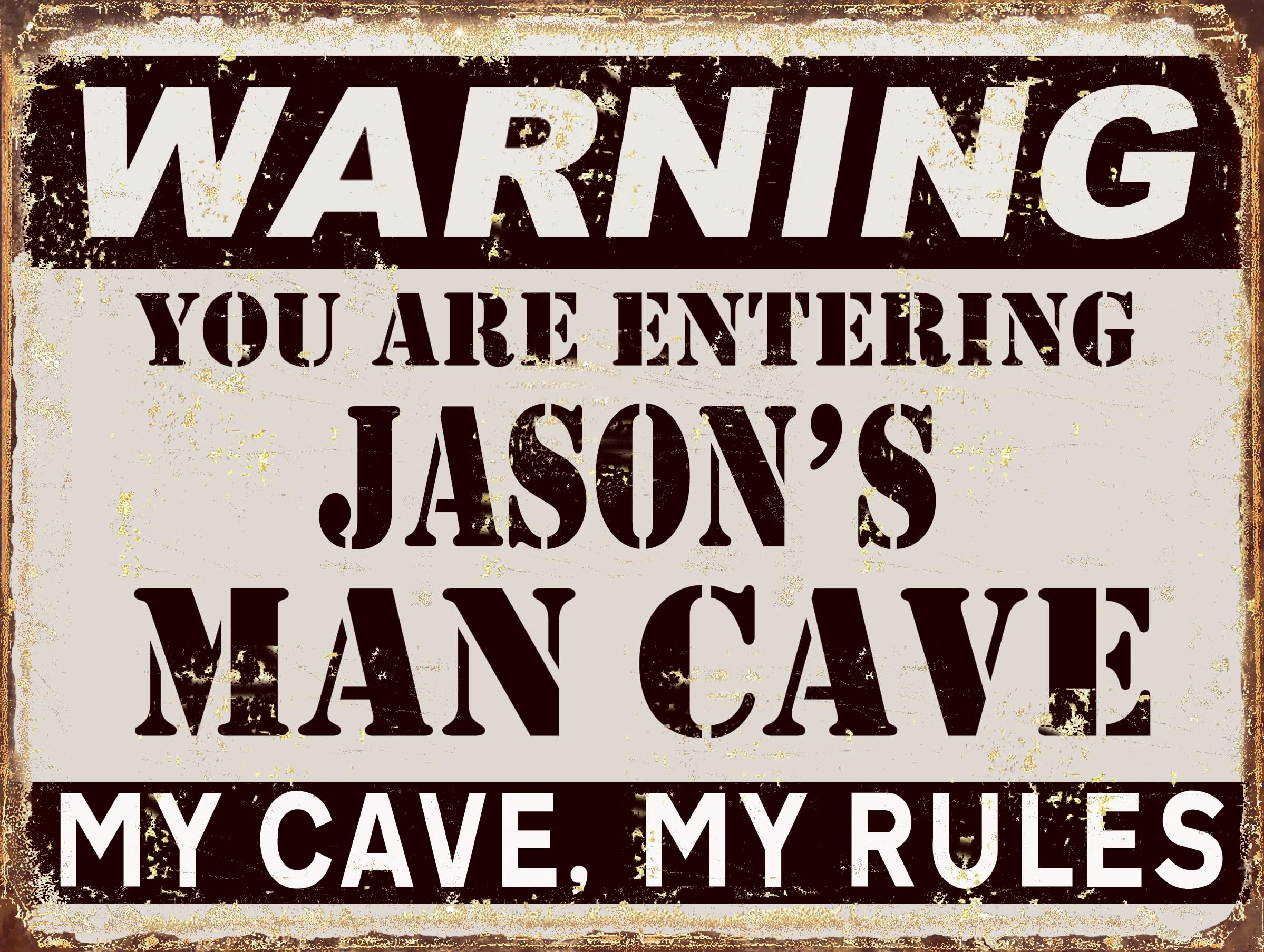 Man Cave metal retro sign (Jason's)