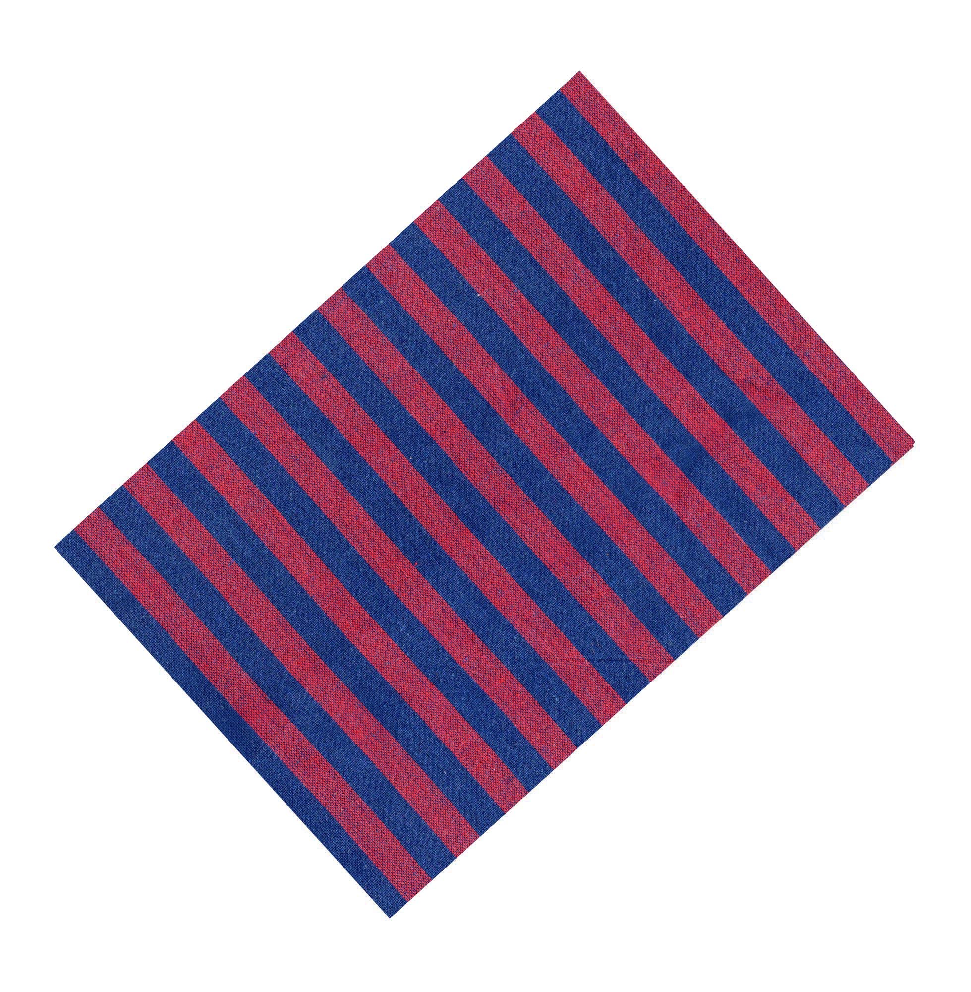 Size Adjustable Hemmed Fancy Striped Cotton Linen Canvas Cloth for Traditional Wooden Easy Chair – Stitched and Ready to Use-Double Layered (Normal Striped Blue and Maroon)-picture-20