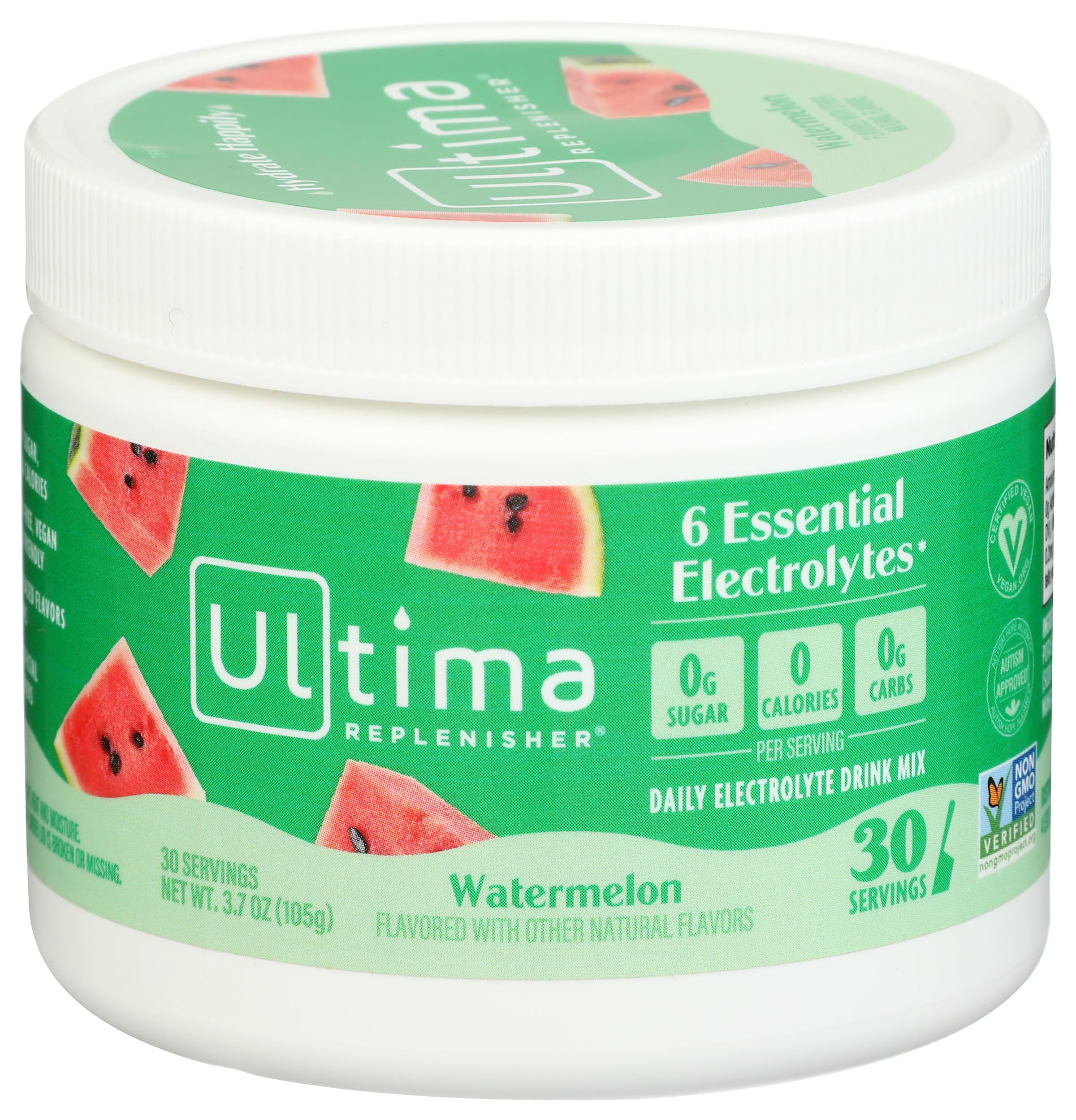Ultima Replenisher Watermelon Electrolytes Powder, 30-Serving Canister — Amazon image 4