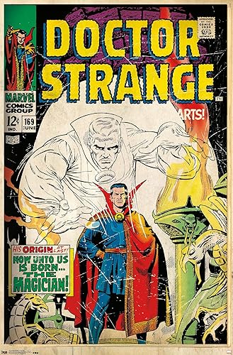 Trends International Marvel Comics-Doctor Strange-Cover #169 - Póster de pared, 22.375 x 34 pulgadas, versión premium sin marco