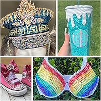 Vista 5 de 3000 PIEZAS SS16 de 4 mm de Resina Diamantes de Imitación de Parte Trasera Plana, Diamantes de Imitación de Esmeralda/Verde Oscuro para Uñas, Vasos