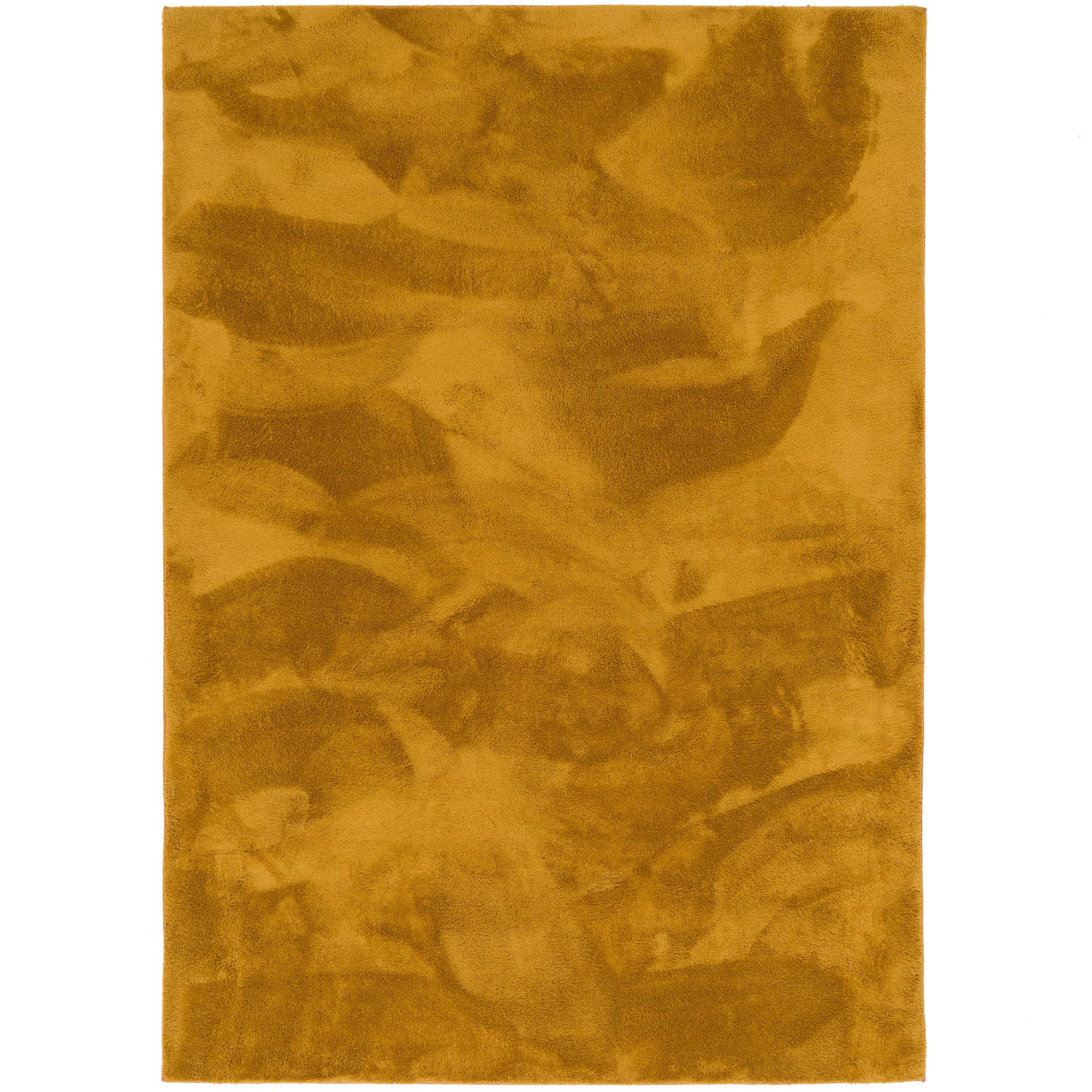 Luxus Fellteppich Pearl Curry – Weicher Kunstfell Hochflor Shaggy Teppich