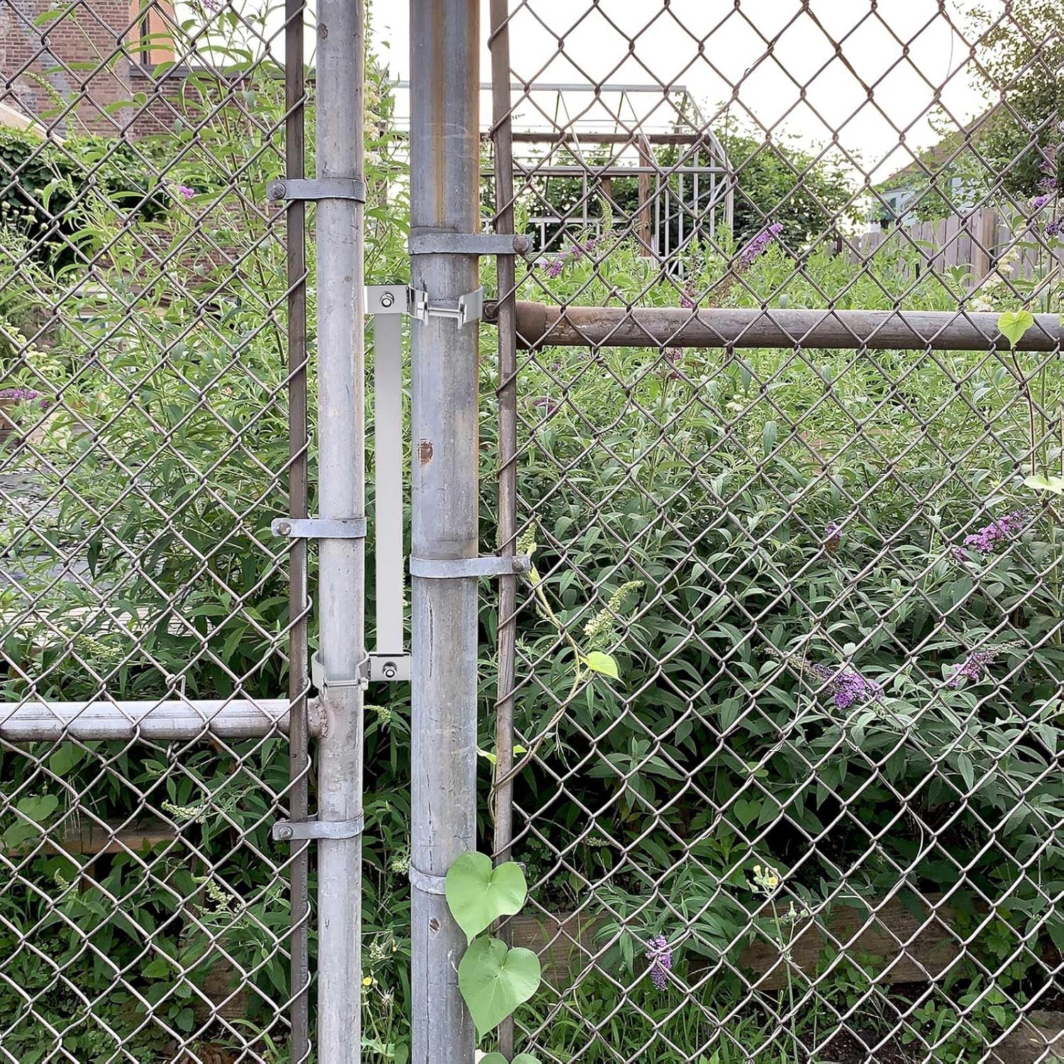 2 Pack Self Closing Gate Hinges, Gate Spring Automatic Closer with Adjustable Tension for Outdoor, Dog, Pool