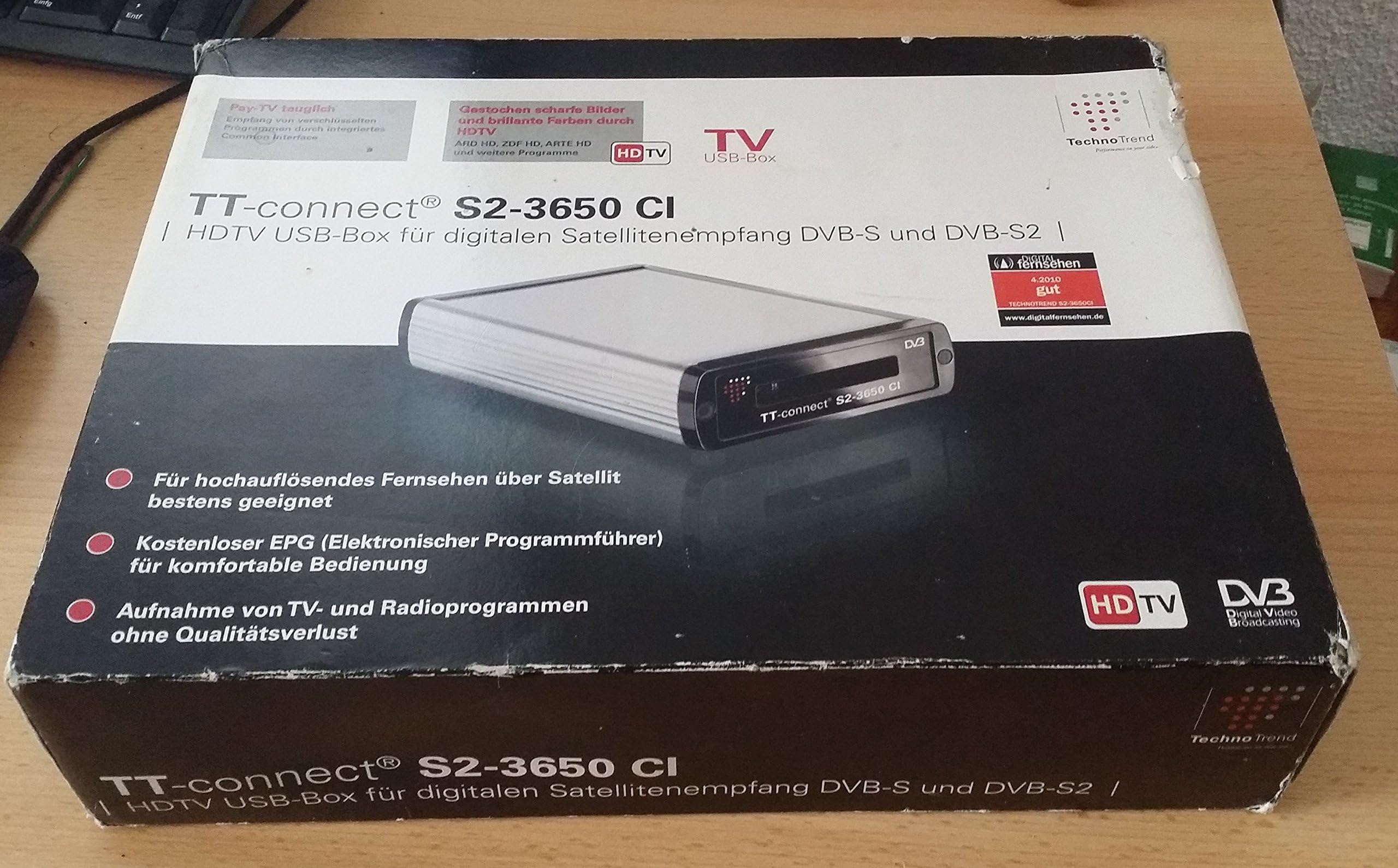 Technotrend TT-connect S2-3650 CI - DVB-S2-Empfänger - Hi-Speed USB