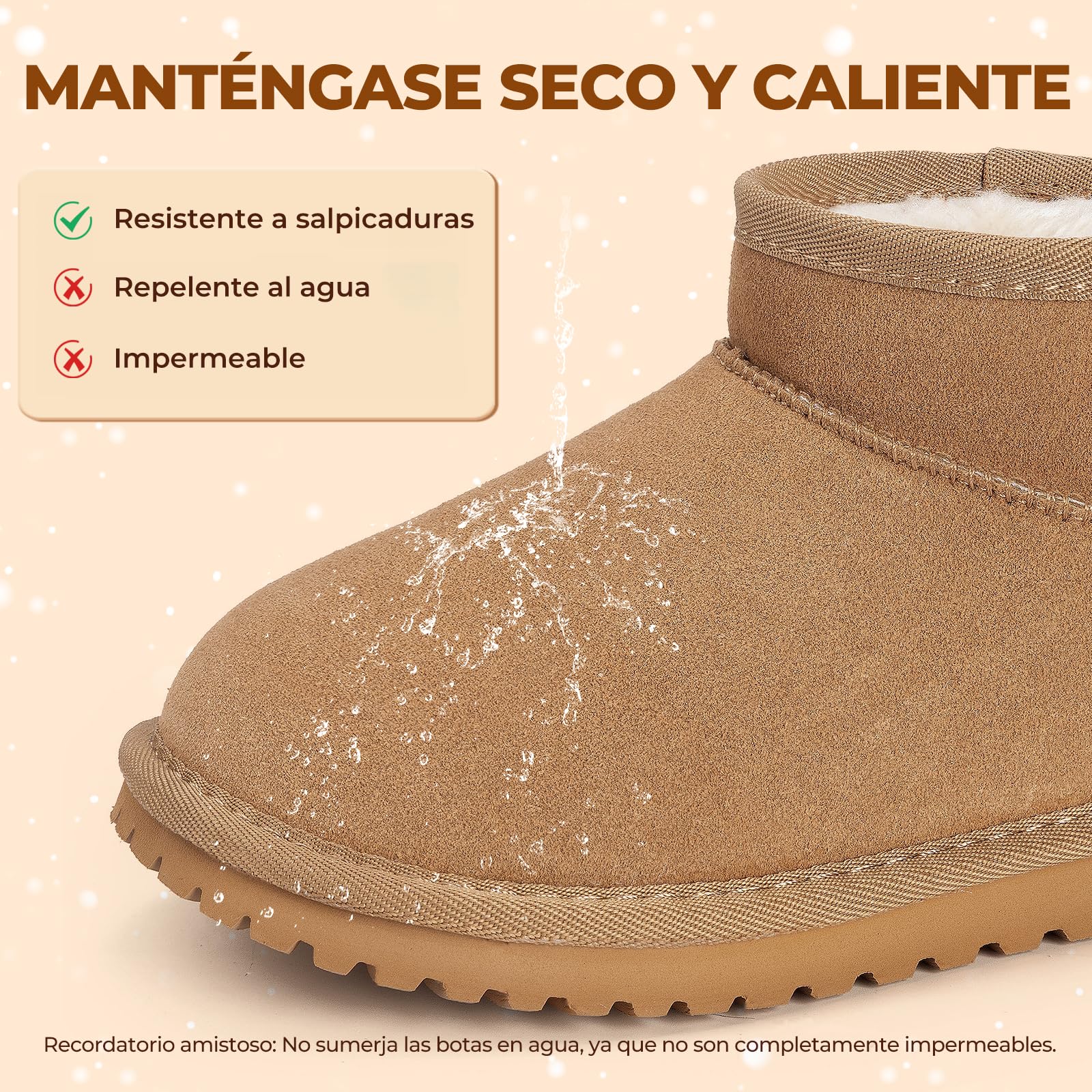Mishansha Niños Botas de Nieve para Niñas Cálido Cómodas Botines de Invierno Antideslizantes