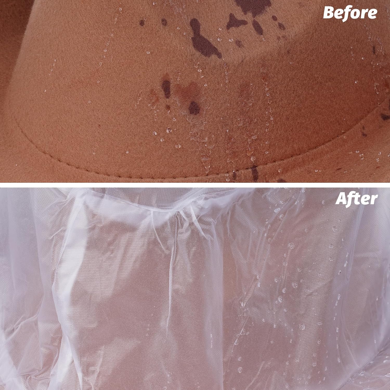 Cowboy Hat Rain Covers Plastic Hat Waterproof Cover for Dust Unisex Travel Cowboy Hat Storage - Image 4