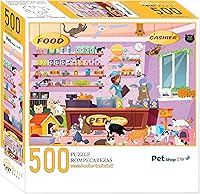 Vista 2 de Brain Tree - Rompecabezas de 500 piezas para adultos los mejores rompecabezas con bandejas de clasificación de rompecabezas