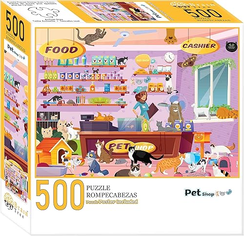 Miniatura 2 de Brain Tree - Rompecabezas de 500 piezas para adultos los mejores rompecabezas con bandejas de clasificación de rompecabezas