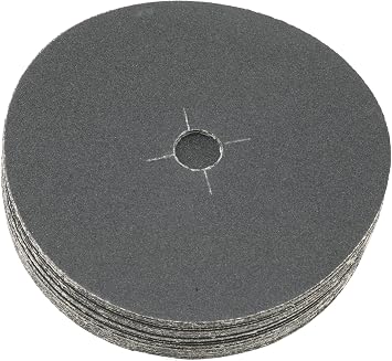 Sungold Abrasives 87507 Plain Backed Edger Discs for Floor Sanders 100 Grit Heavyweight Silicon Carbide Paper, 50/Pack 7" x 7/8" Center Hole