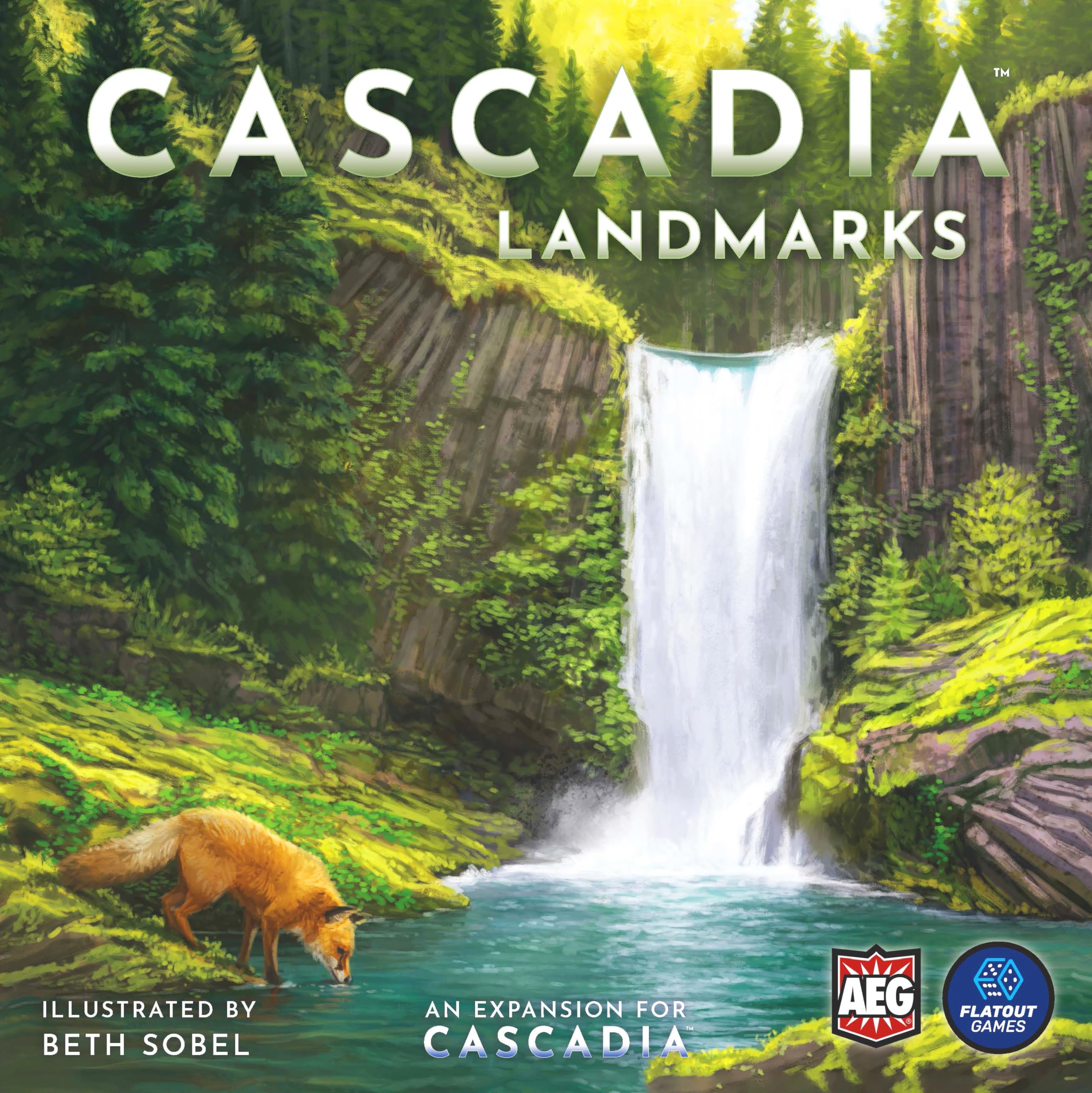Alderac Entertainment Group | Cascadia Landmarks | Board Game | Ages 10+ | 1-6 Players | 30-45 Minutes Playing Time