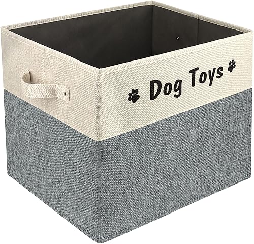 Miniatura 7 de PET ARTIST Contenedor plegable de juguetes para perros para accesorios de juguetes - Cesta plegable de juguetes para perros para mascotas abrigo