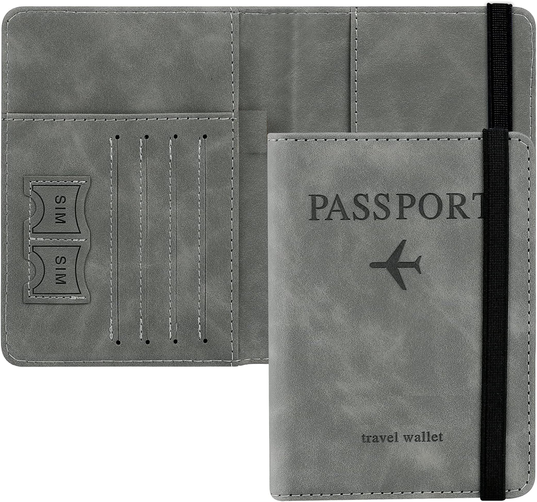 KRUTEAZ Travel Passport Holder Wallet Organizer Pouch Cover for Cards Ticket Cash Boarding Pass Pen with Removable Carry Strap | Men & Women | (Multicolor)-picture-20