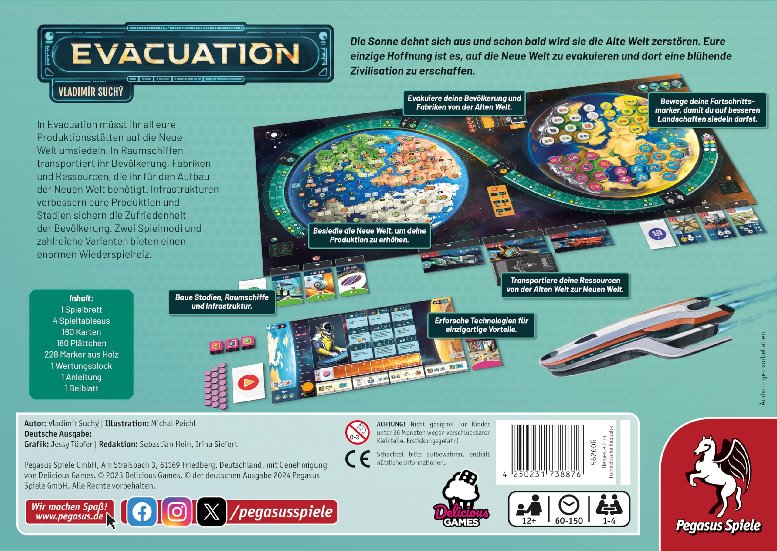 Pegasus Spiele evacuazione