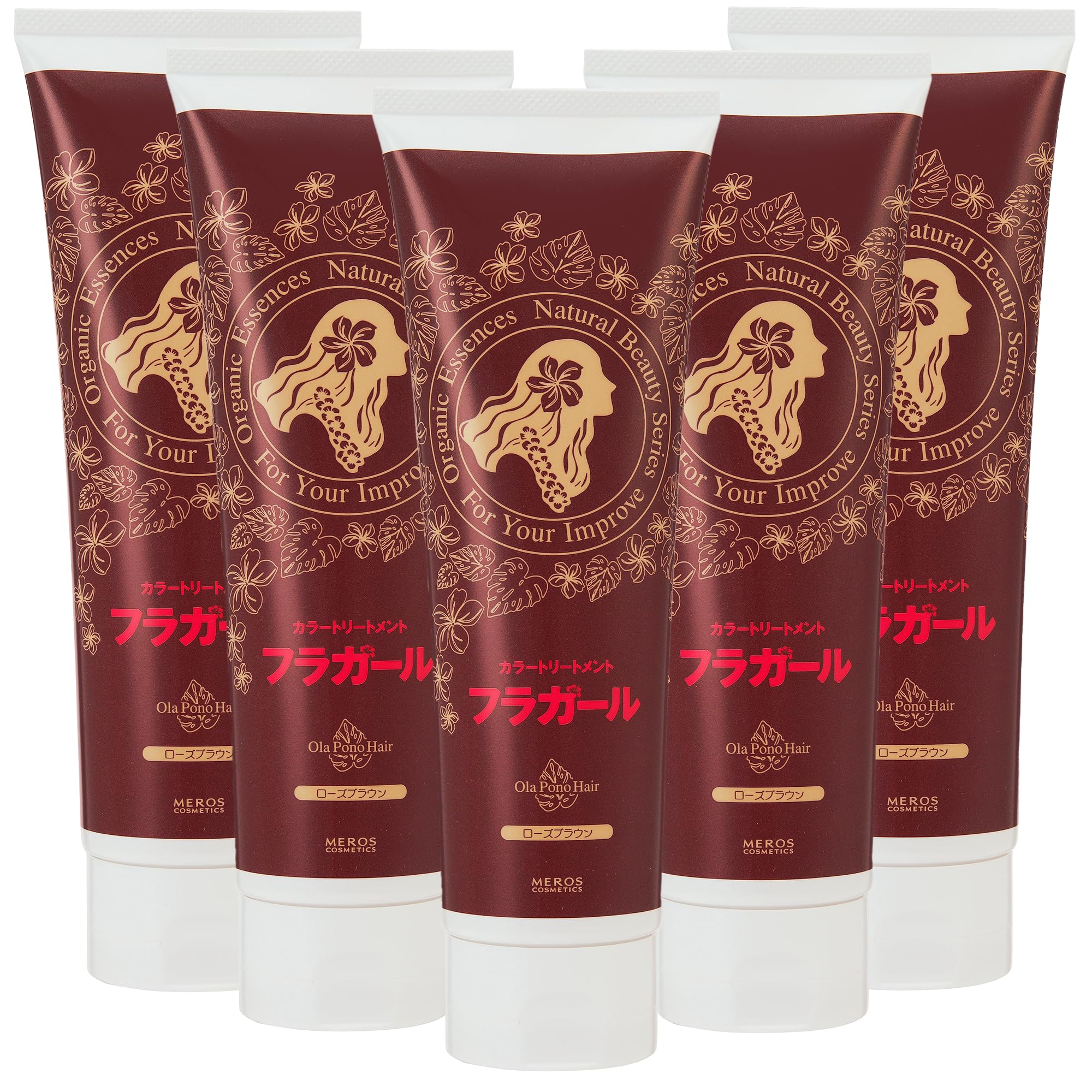 Amazon | フラガールカラートリートメント ローズブラウン【同色5本