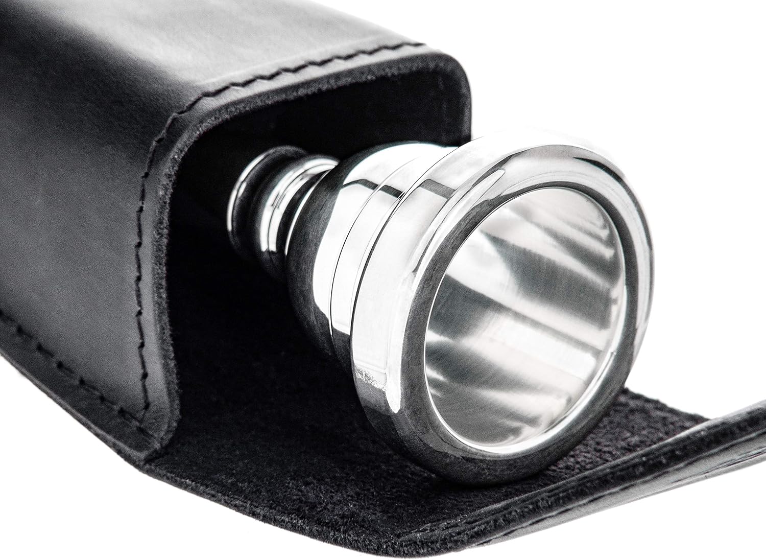 Trombone/Euphonium MOUTHPIECE POUCH Single. Genuine LEATHER Carrying Bag image 2