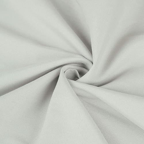 Vista 24 de BEDSUM Sábana encimera de microfibra tamaño individual, de lujo, 1800 hilos, resistente a las arrugas y a la decoloración, color blanco