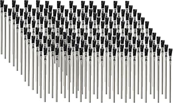 576 Ea Acid Flux Brush 6" LG X 3/8" Solder, Plumbing, GLUES, Touch UPS, Tin Handle with Boar Hair Heads