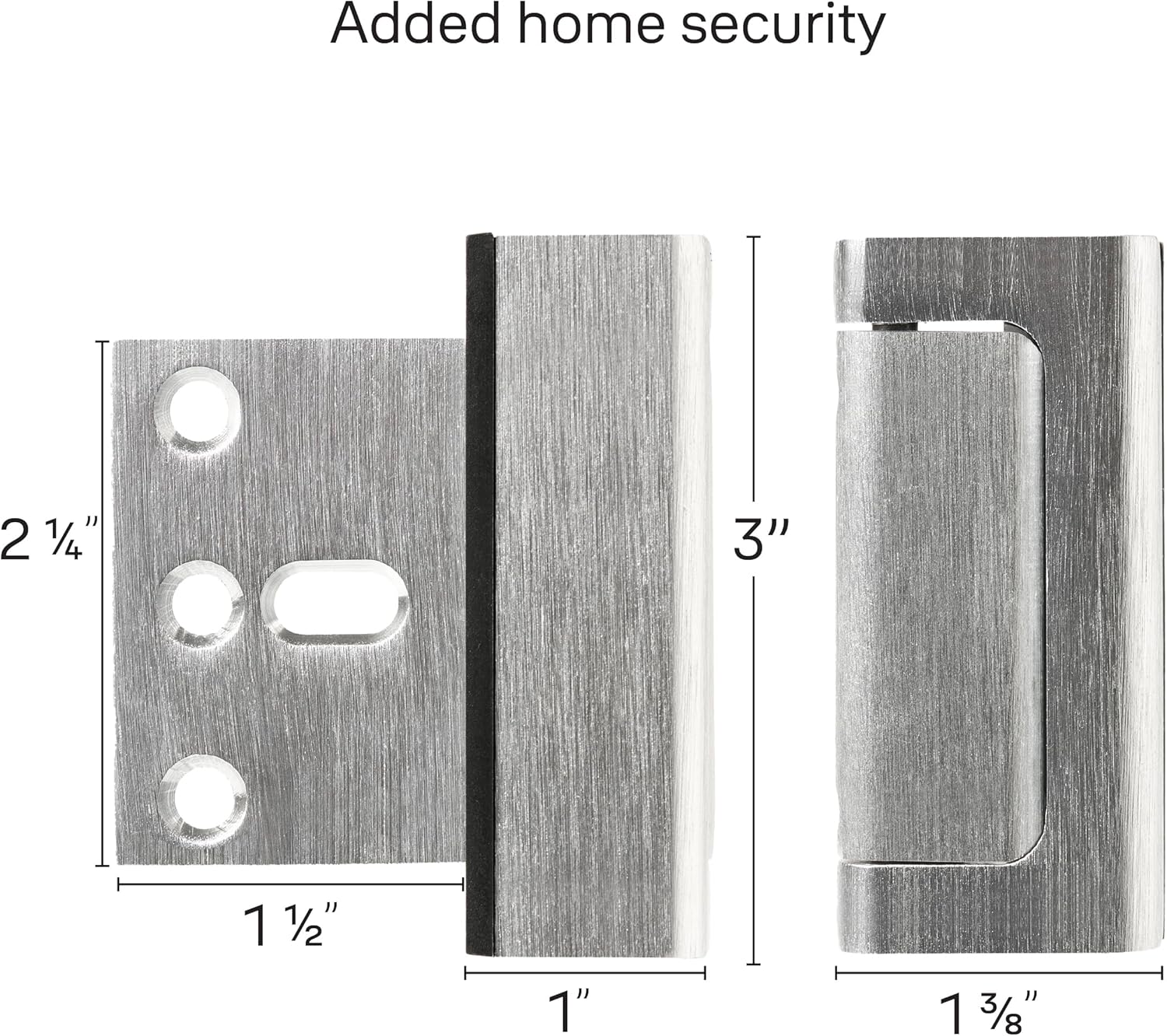 Master Lock Reinforcing Door Blocker for Entry Locations, Incremental Door Security, Child Proof Stopper for Toddler Safety Mind 2 pk