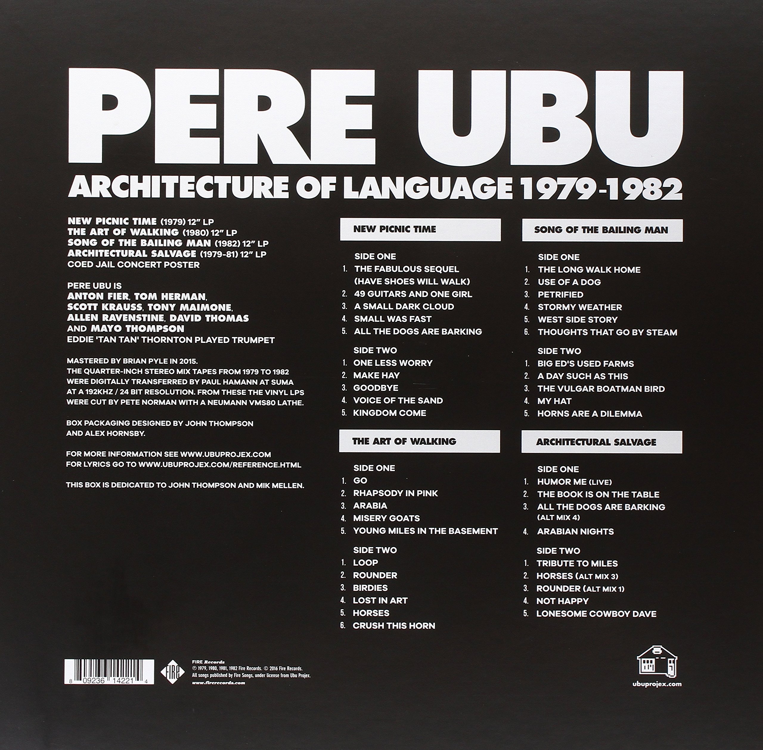 Architecture Of Language 1979-1982