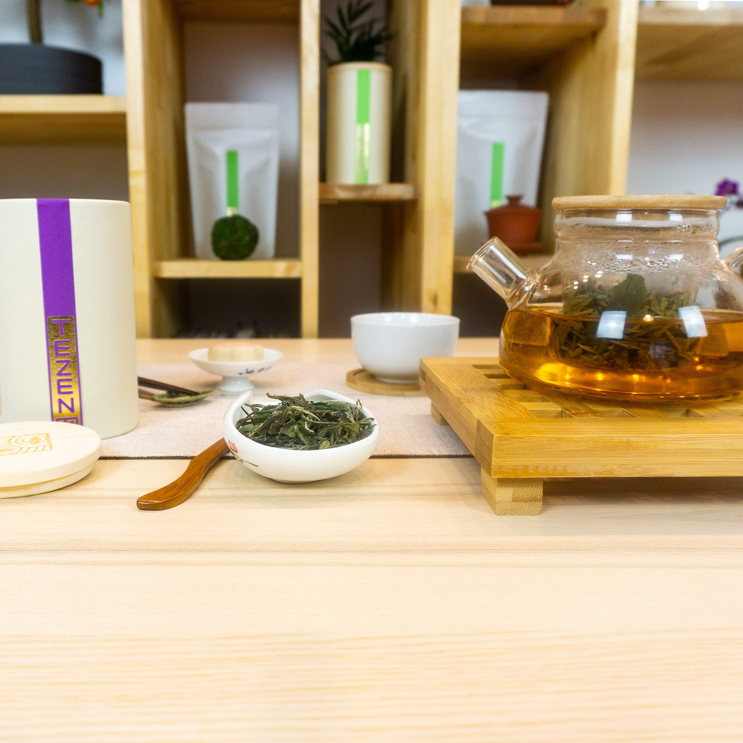 Bai Mu Dan Weißer Bio Tee aus China | Premium chinesischer Tee (Bio) aus Fuding, Fujian (80g)