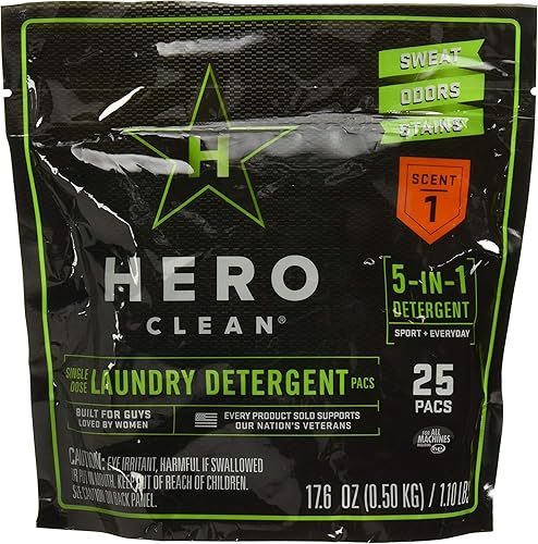 Vainas, 25 paquetes de detergente para ropa sucia