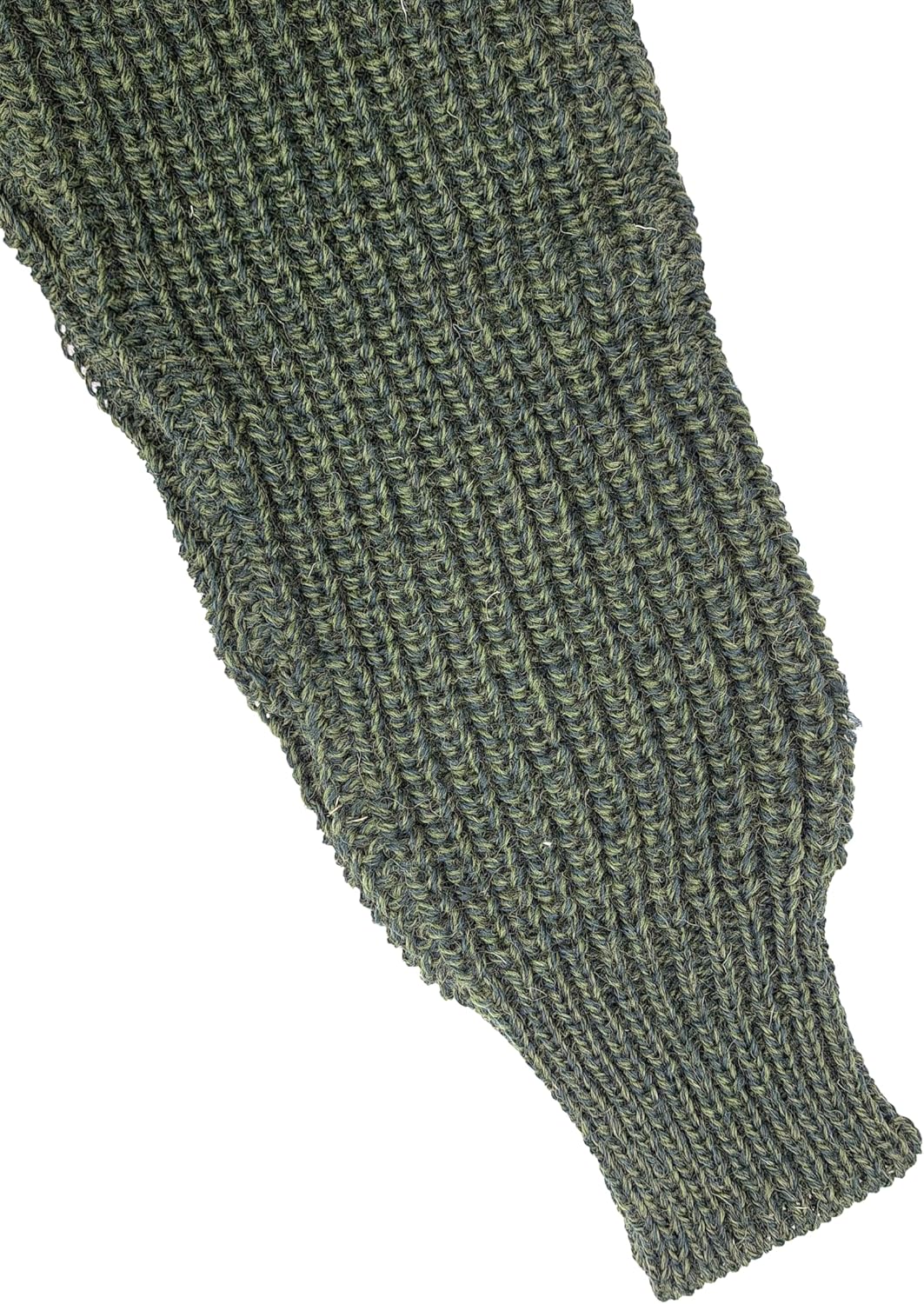 Aran Crafts Men's Irish Cable Knitted Rib Roll Neck Sweater (100% Pure New Wool) - Image 6