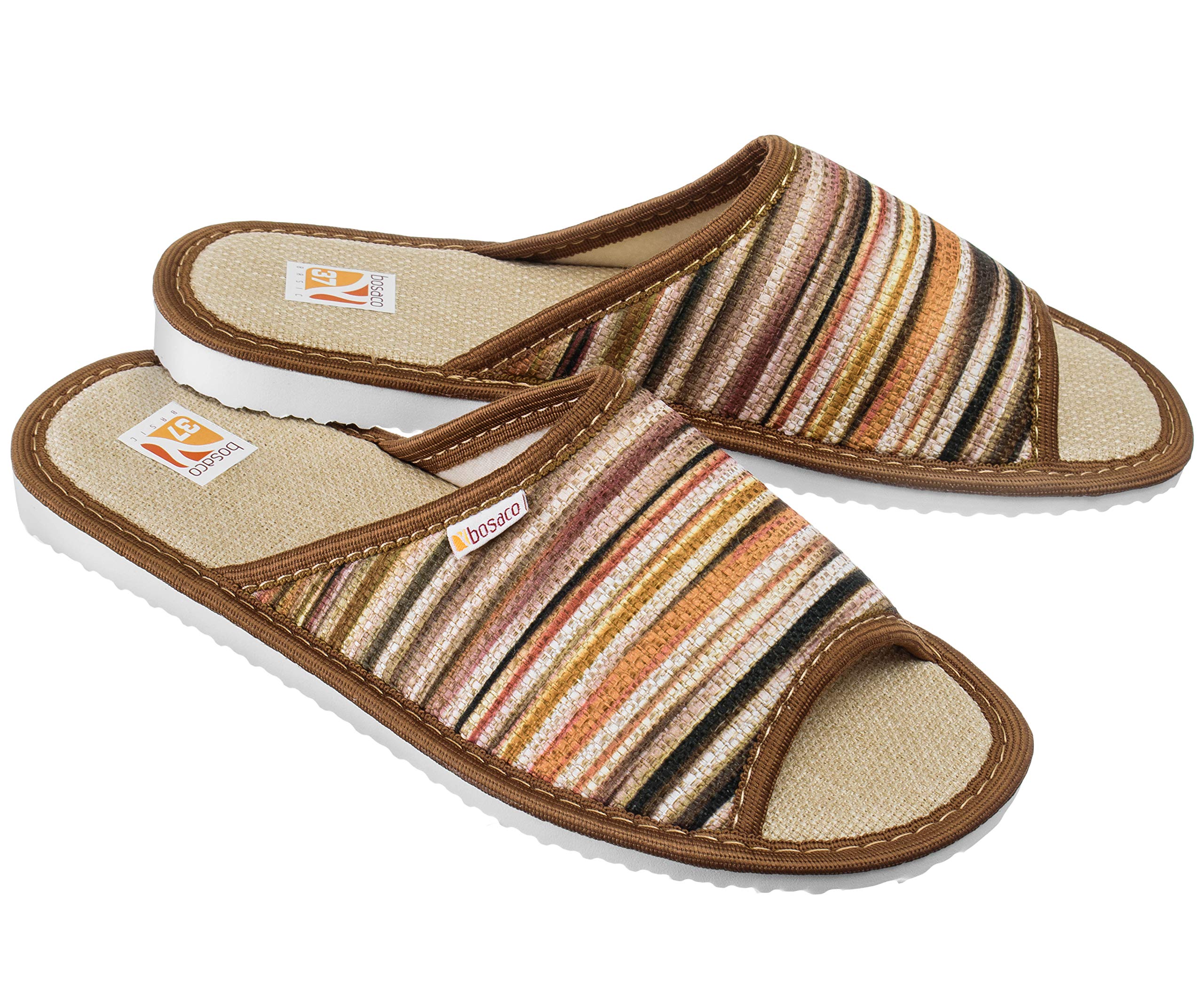 Bosaco Women Ladies Memory Foam House Slippers